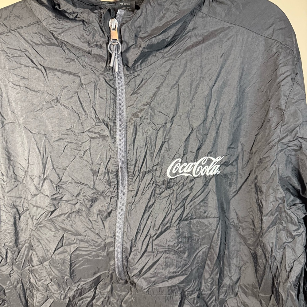 Coca-Cola Black Pullover Jacket - Picture 2 of 6